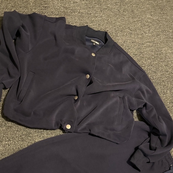 Fashion Nova Pants - FashionaNova Navy Bomber Sweatsuit